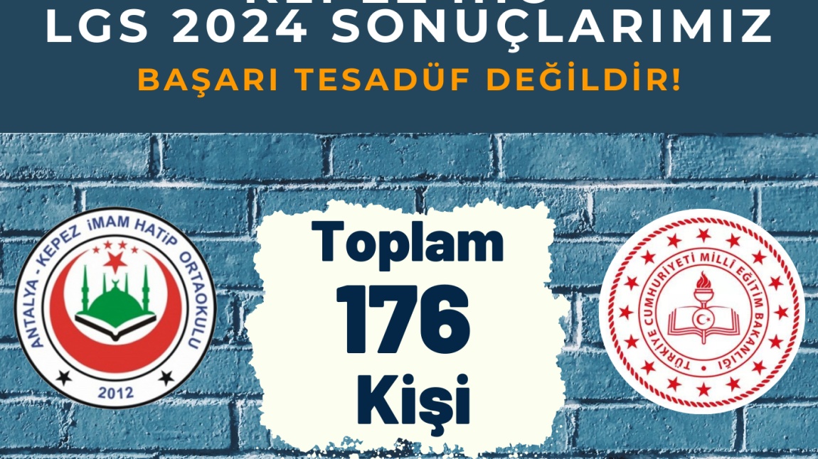 Okulumuzun LGS 2024 Karnesi...